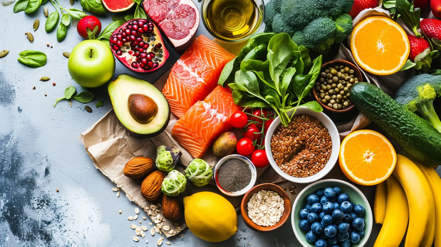 Ausgewogene Ernährung – gesunde Ernährung. richtige Ernährung.